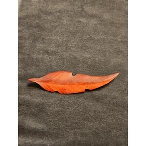 Alexa Bittar Lucite Leaf Brooch